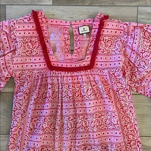 Tuckernuck Pink Patterned Swim Coverup - Picture 3 of 12